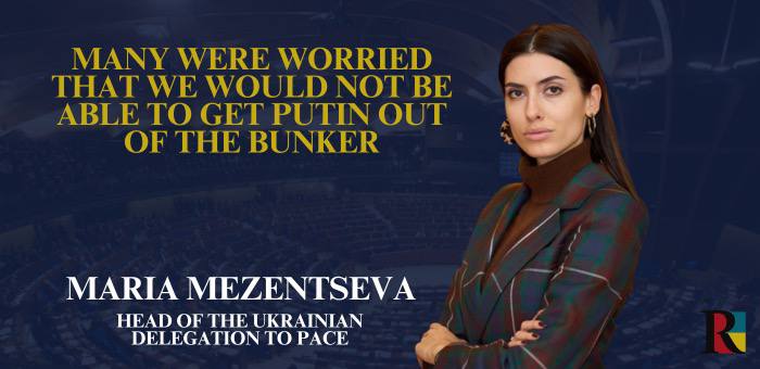 Багатьох турбувало те, що ми не зможемо Путіна дістати з бункера, – Марія Мезенцева, голова української делегації в ПАРЄ